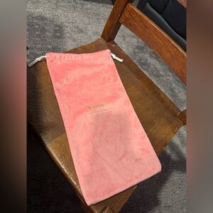 LoveShackFancy Pink Plush Stanley Dust Bag